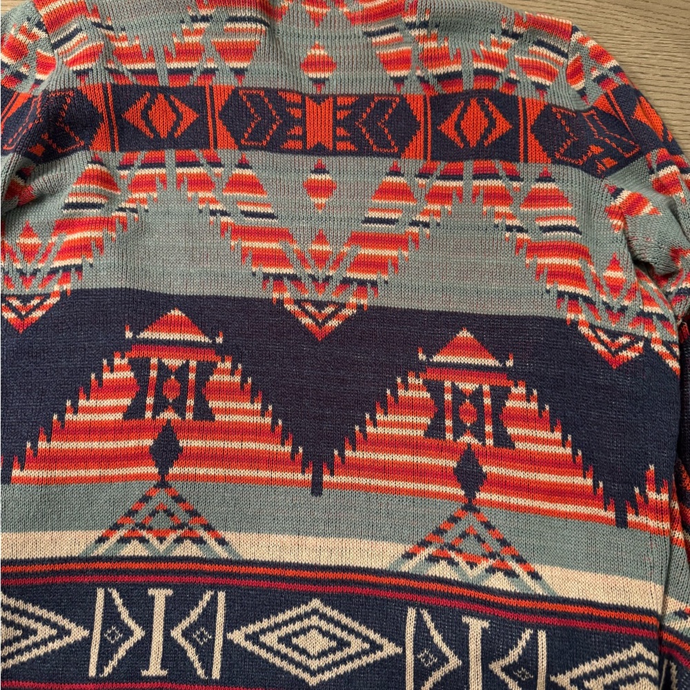 Schott Nyc Multicolor Patterned Cardigan - image 2